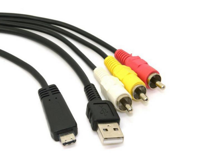 USB AV TV cable for Sony VMC-MD3 DSC-W570 W580 TX5 TX7 TX9 TX10 TX10/L TX10/G