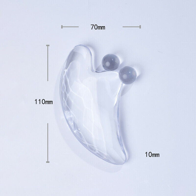 face gua sha board facial plate face body massage tool heart-shap.l8