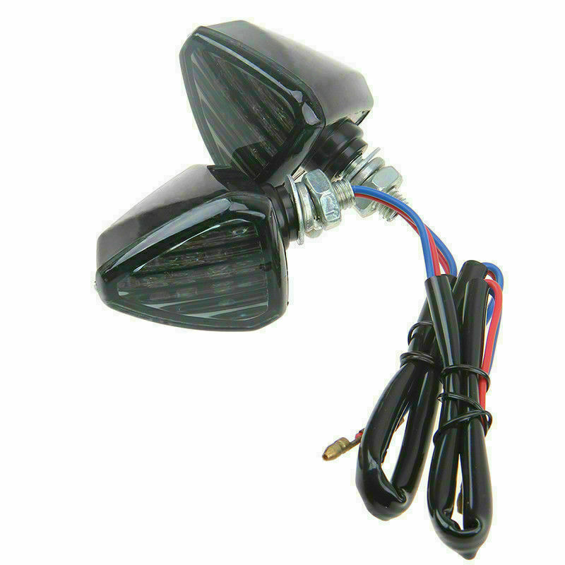 LED Motorcycle Turn Signal Indicator Light Amber Universal For Suzuki Ducati Bmw