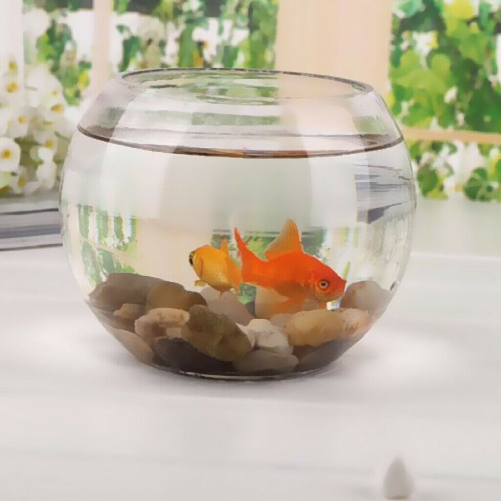 Clear Glass Aquarium Fishbowl for Tealight Gardens, Spa & Aromatherapy Settings,