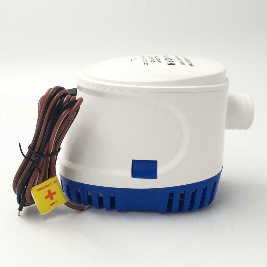 12V 1100GPH Boat Marine Submersible Auto Bilge Water Pump Float Switch