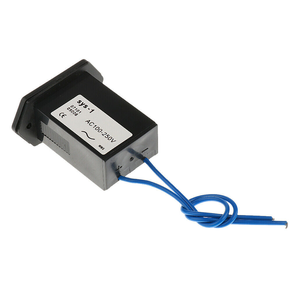 AC 100-250V 6-Digit Digital Hour Meter Sealed Counter Gauge For Car Truck