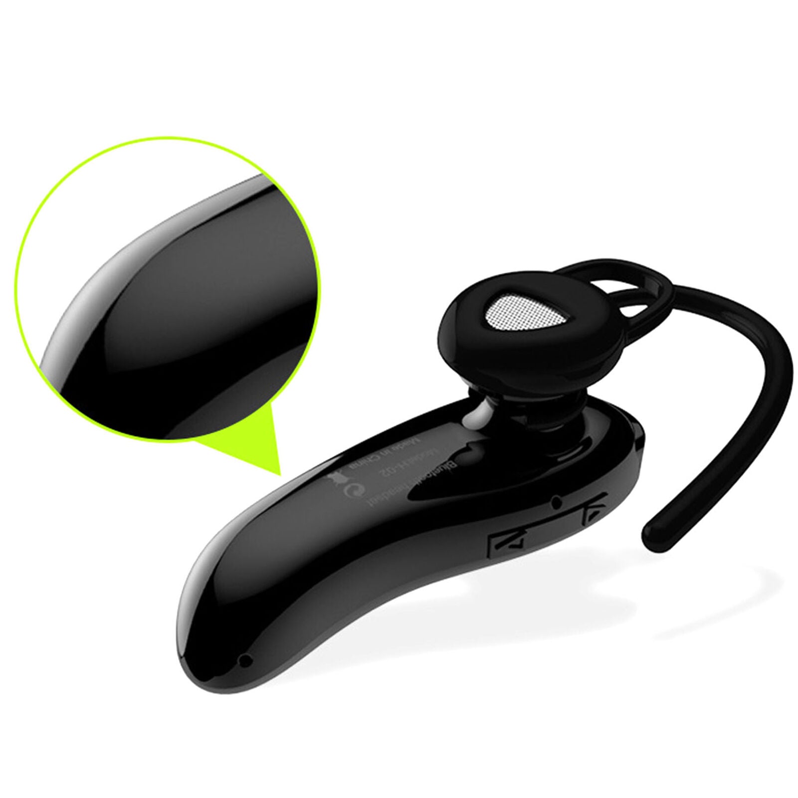 Wireless Earhook Bluetooth Noise Cancelling Trucker Headset Earpiece For Driving