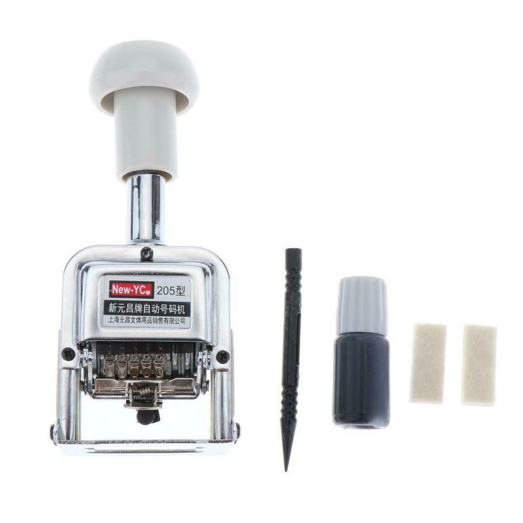 Heavy-Duty Metal 5-Position Automatic Numbering Machine Roller Machine