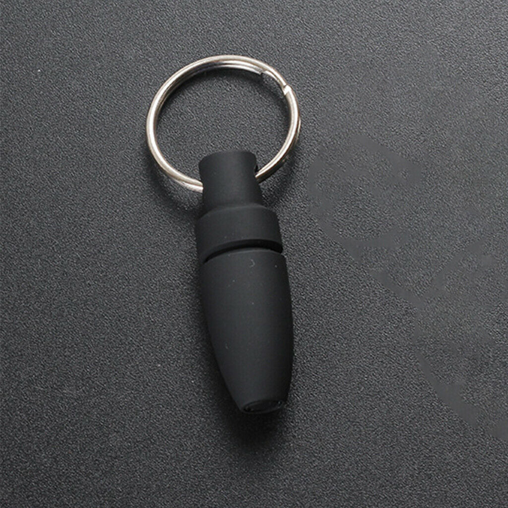 Portable Black Cigar Puncher Keychain Cutting Travel Cigar Lovers Tools