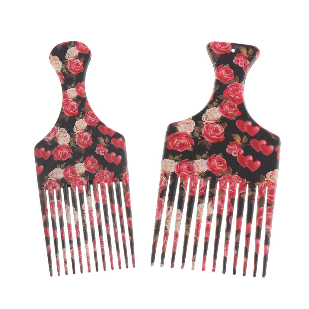 Men Women Oily Hair Comb Hairdressing Slick Back Hairstyle Brush Tool 2 Size