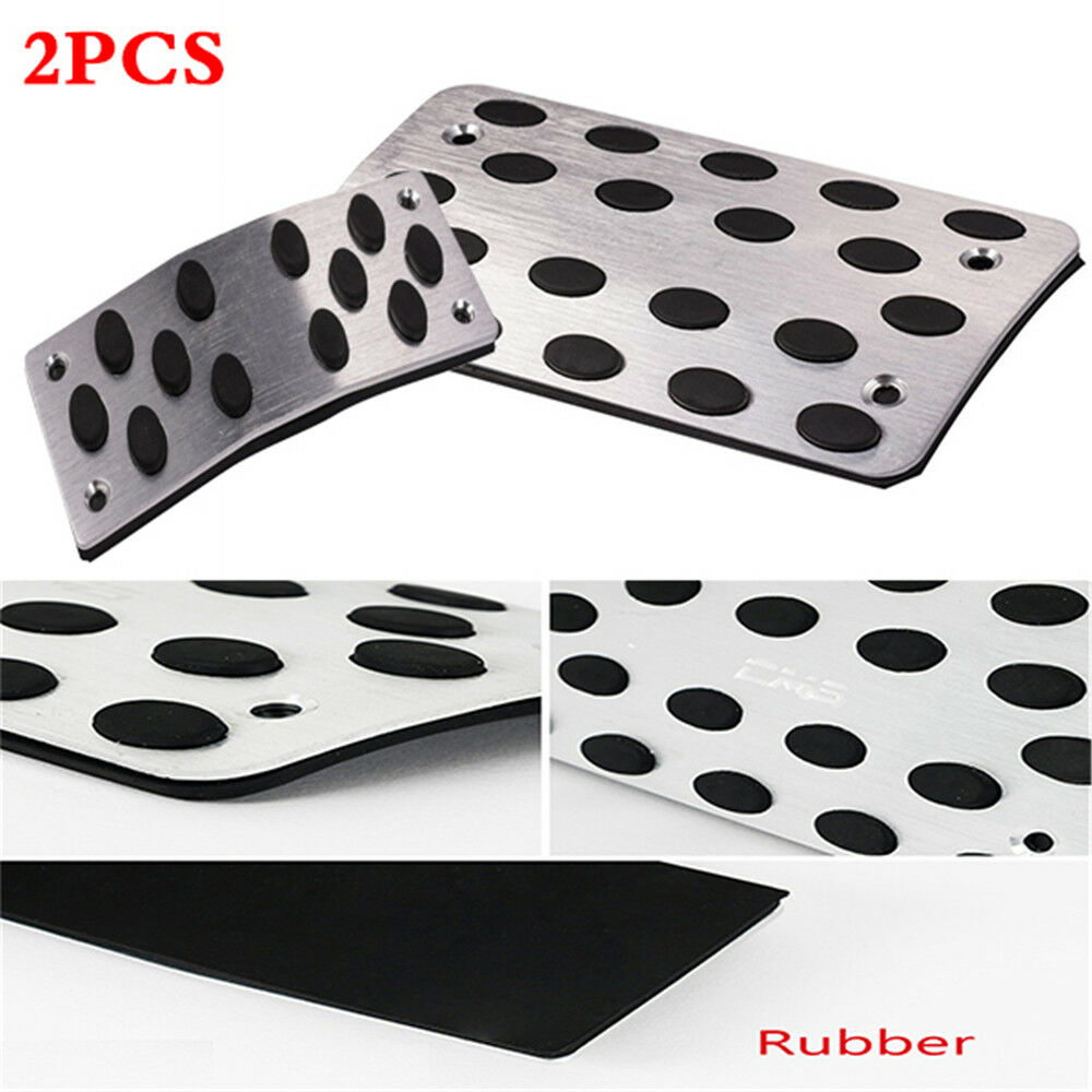 Universal AT Automatic Transmission Pedals Pads Car Gas Brake Metal Pedal Covers