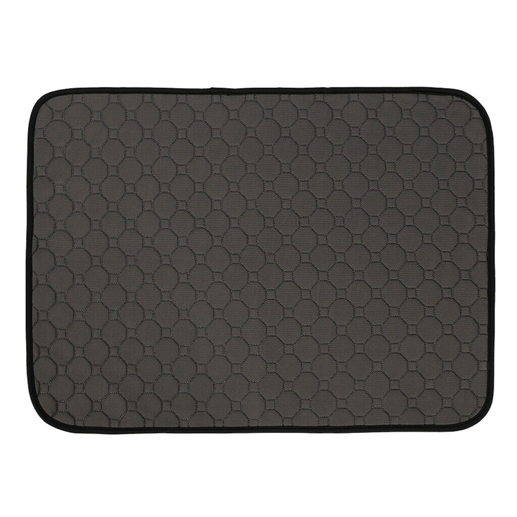 Washable Pet Dog Pee Pad Dog Training Obedience Pee Pad For Cat Dog Black-S