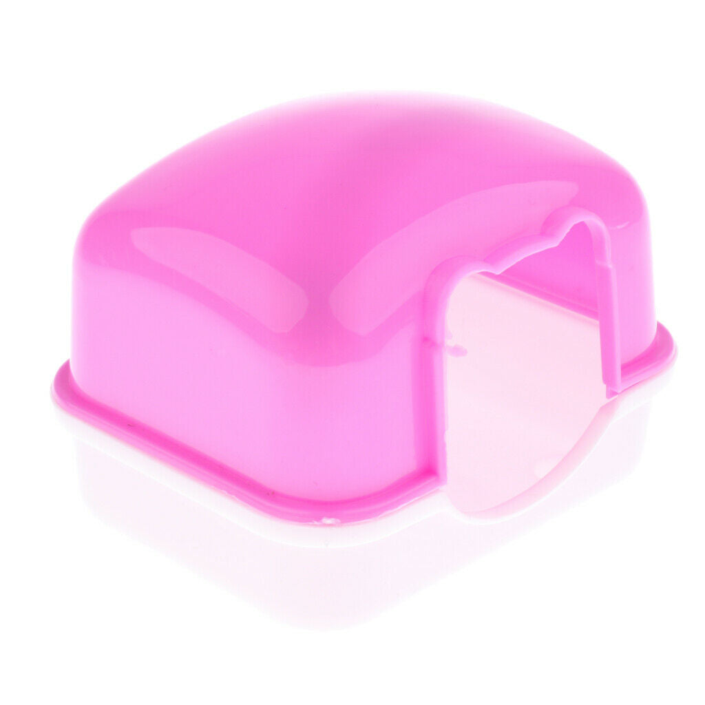 3 x Small Animal Plastic Hamster Bath Sand Room Sauna Toilet, Cute Design