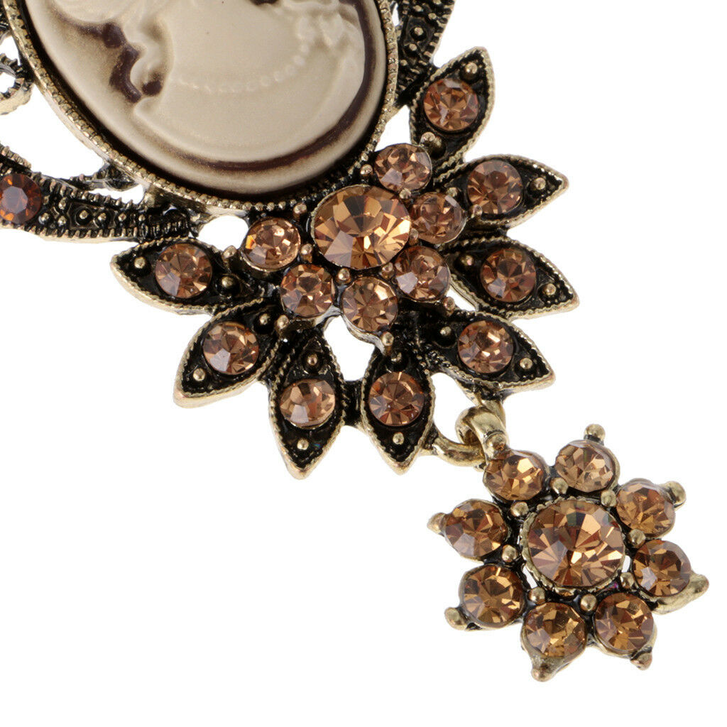 Western Women 's Brooch Pin Fashion Jewelry Multi-Size Rhinestone Accessory