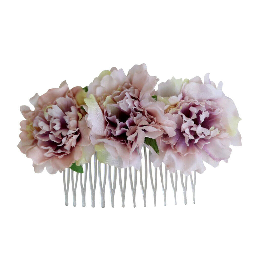 2pcs Silk Comb Wedding Bridel Bridesmaid Headpiece