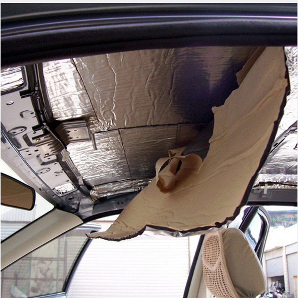 Car Heat Shield Sound Deadener Insulation Deadening Mat Aluminum Foil 40X40