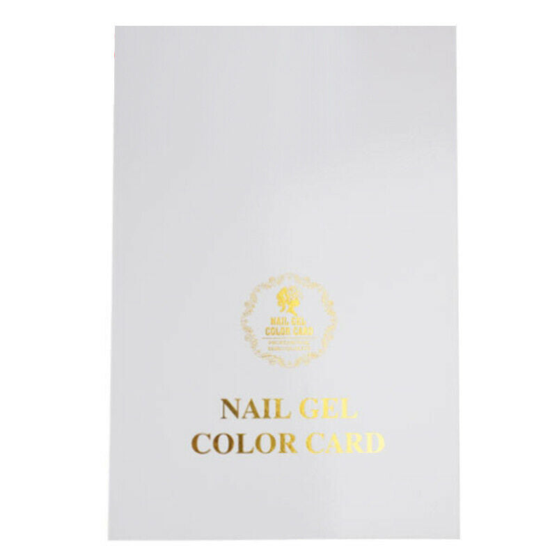 1X(308 Color Nail Art Tips Display Book Chart Display Board Nail Polish Boar4D2)