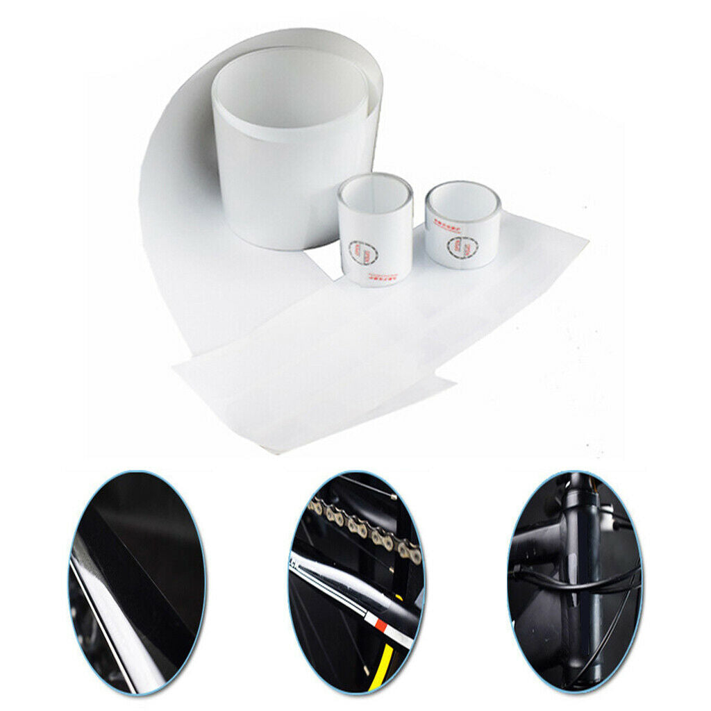 4x Bike Frame Protection MTB Road Bicycle Protect Tape Decals Stickers Guard