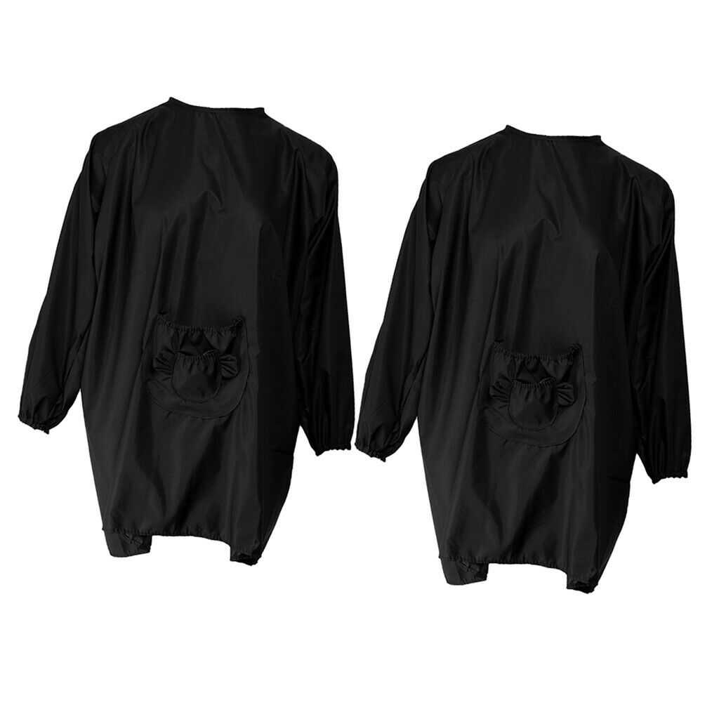 Set of 2 Hairdresser Apron Waterproof Barber Cape Hairdressing 19x20''