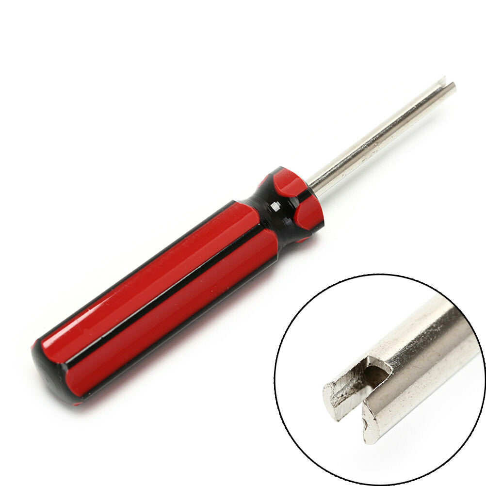 Bike Bicycle car Valve Gas Nozzle Removal Screwdriver Tire Repair Tool ne.l8