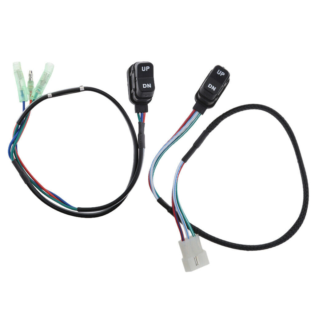2pcs Outboard Power Trim & Tilt Switch 87-16991A1 87-18286A2 87-859032T3
