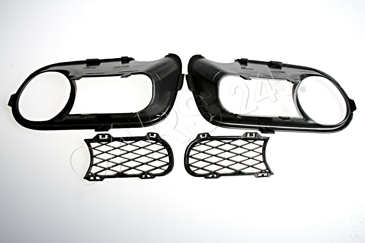 Front Fog Light Grills PAIR Fits VW Touareg 2003-2006