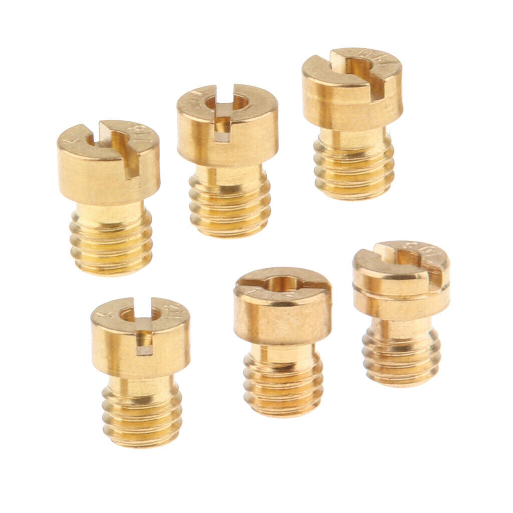6 Piece Carburetor Main Jet Kit for Pwk 105.108.110.112.115.118
