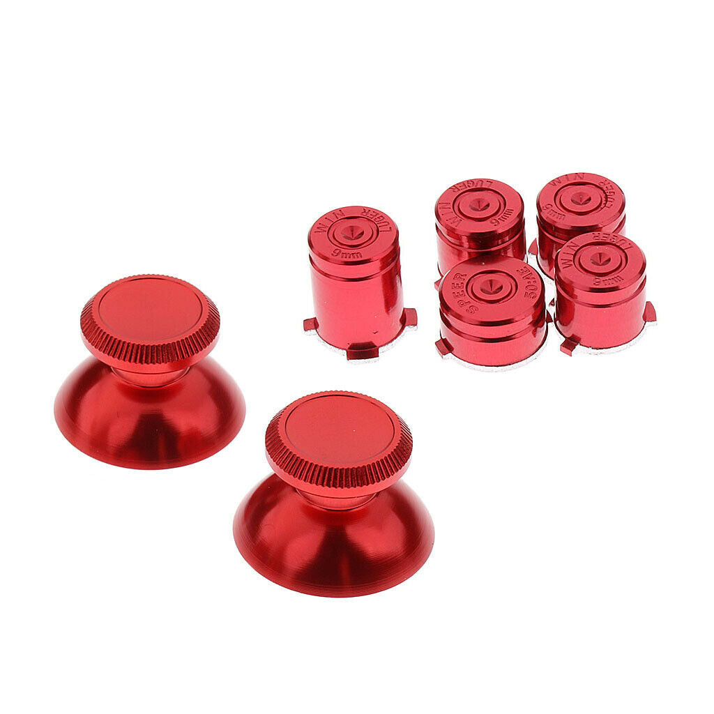 7 Pieces Metal Buttons Thumbs/ABXY/Guide Buttons for XBOX ONE Controller, Best