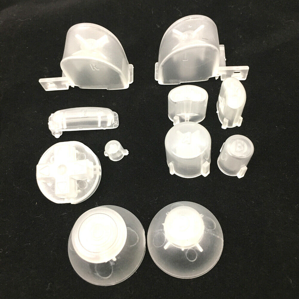 Luminous white ABXYZ/L R Buttons+Thumb Sticks D-pad for Nintendo Gamecube NGC