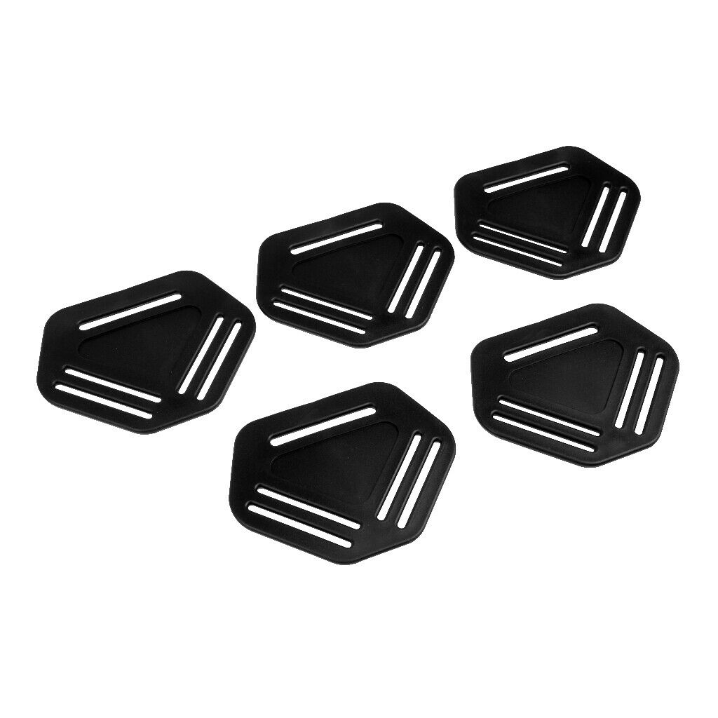 5 Pieces Plastic Buckle Splitter Plate for Full Body Rock Climbing Harness