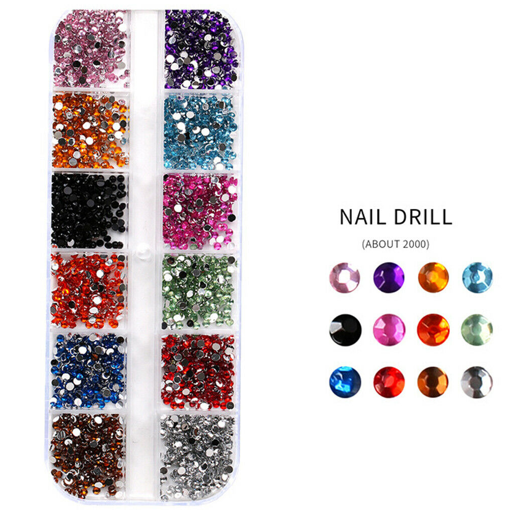Lots 12 UV Gel Nail Dryer Polisher Crystals Painting Brushes Embossing Stick