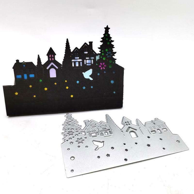 Christmas Metal Cutting Dies Stencil Scrapbook DIY Album Stamp Paper Card Mold