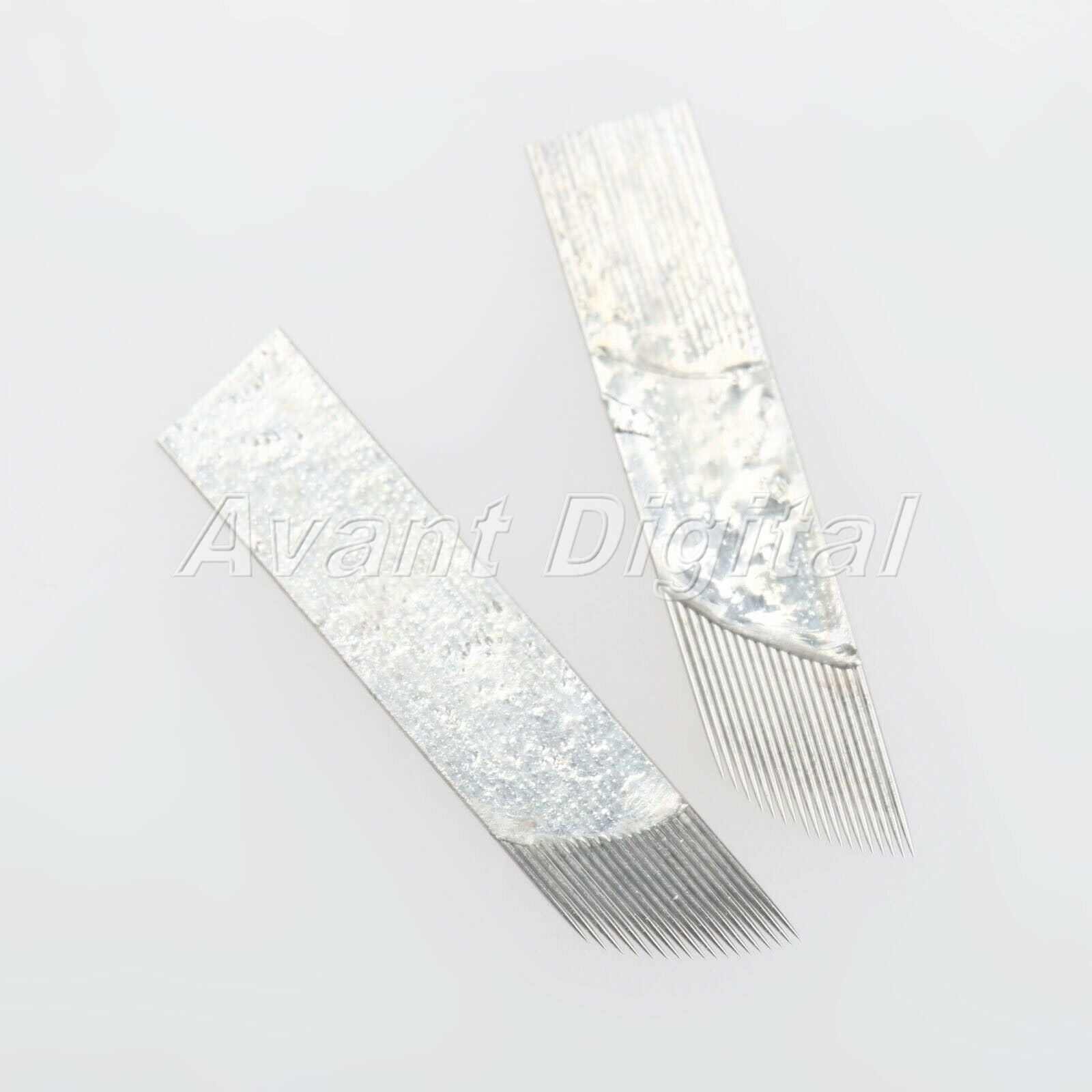 10 Needles Blades Lead-free Permanent Makeup Manual Eyebrow Tattoo Bevel
