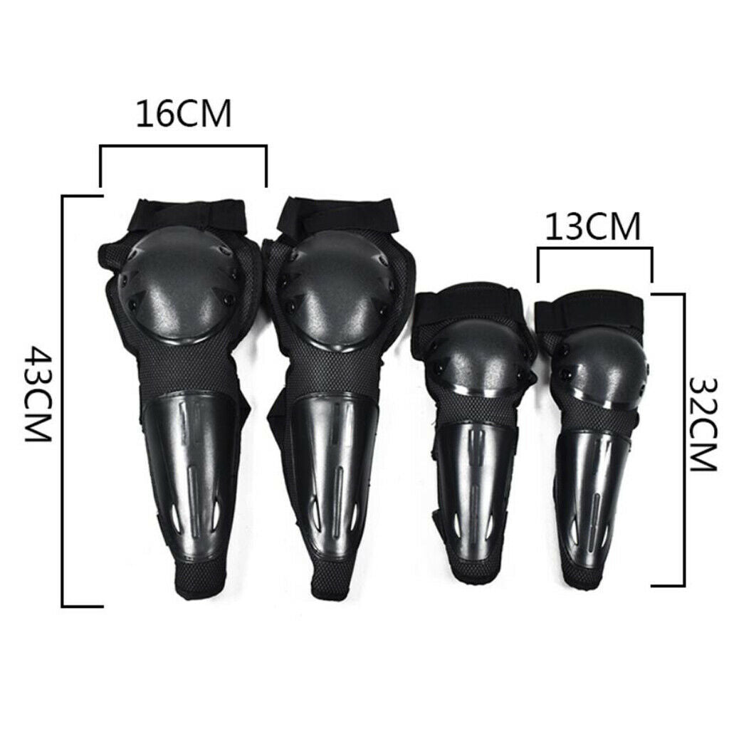 Motorcycle Protective Racing Gear Knee/Elbow Guards Protector Pads