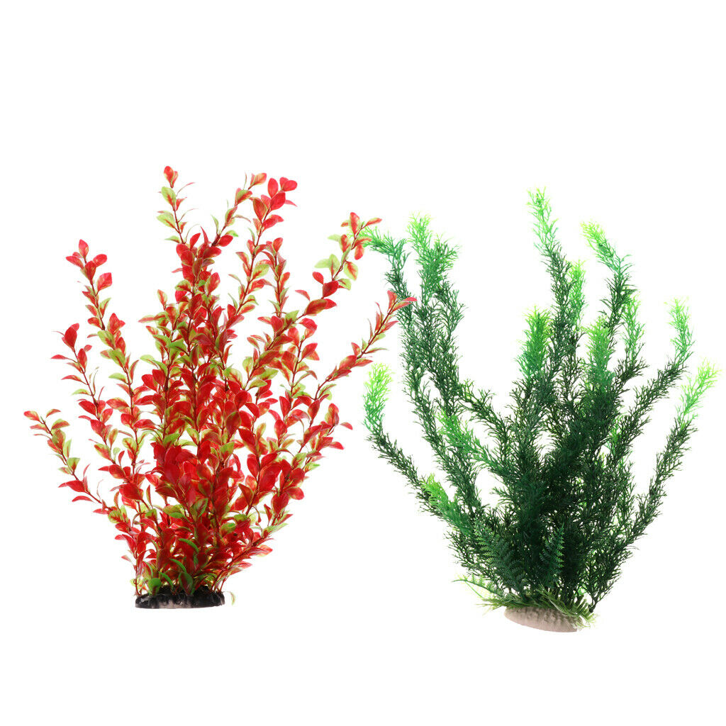 Artificial Aquatic Plant Grass Fish Tank Aquarium Ornament Landscape Type 1