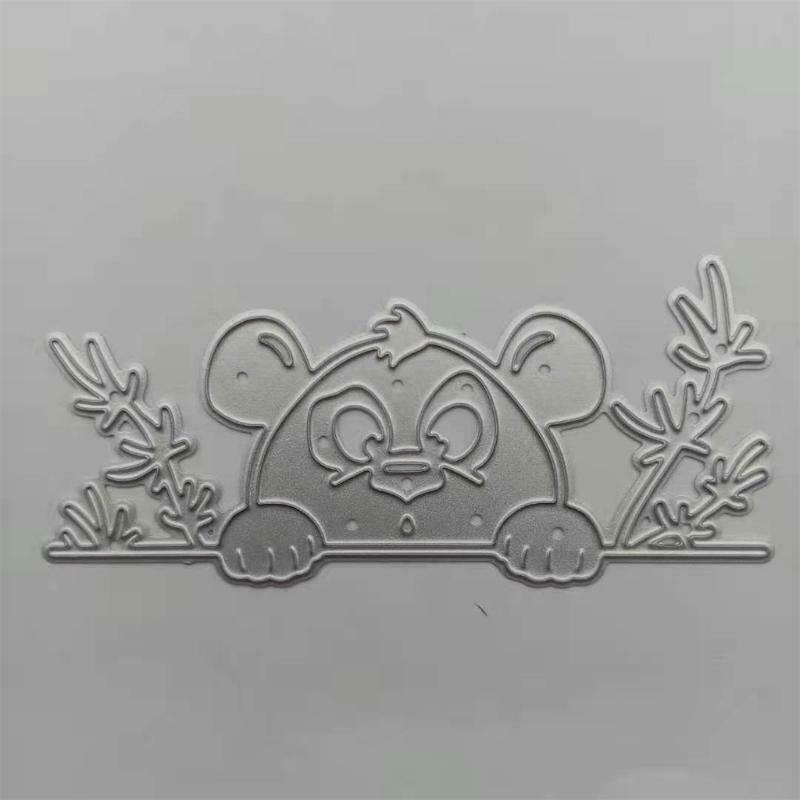 Delicate Die Cutting Template Cartoon Bear Shape Die Cuts Kids Educational Games
