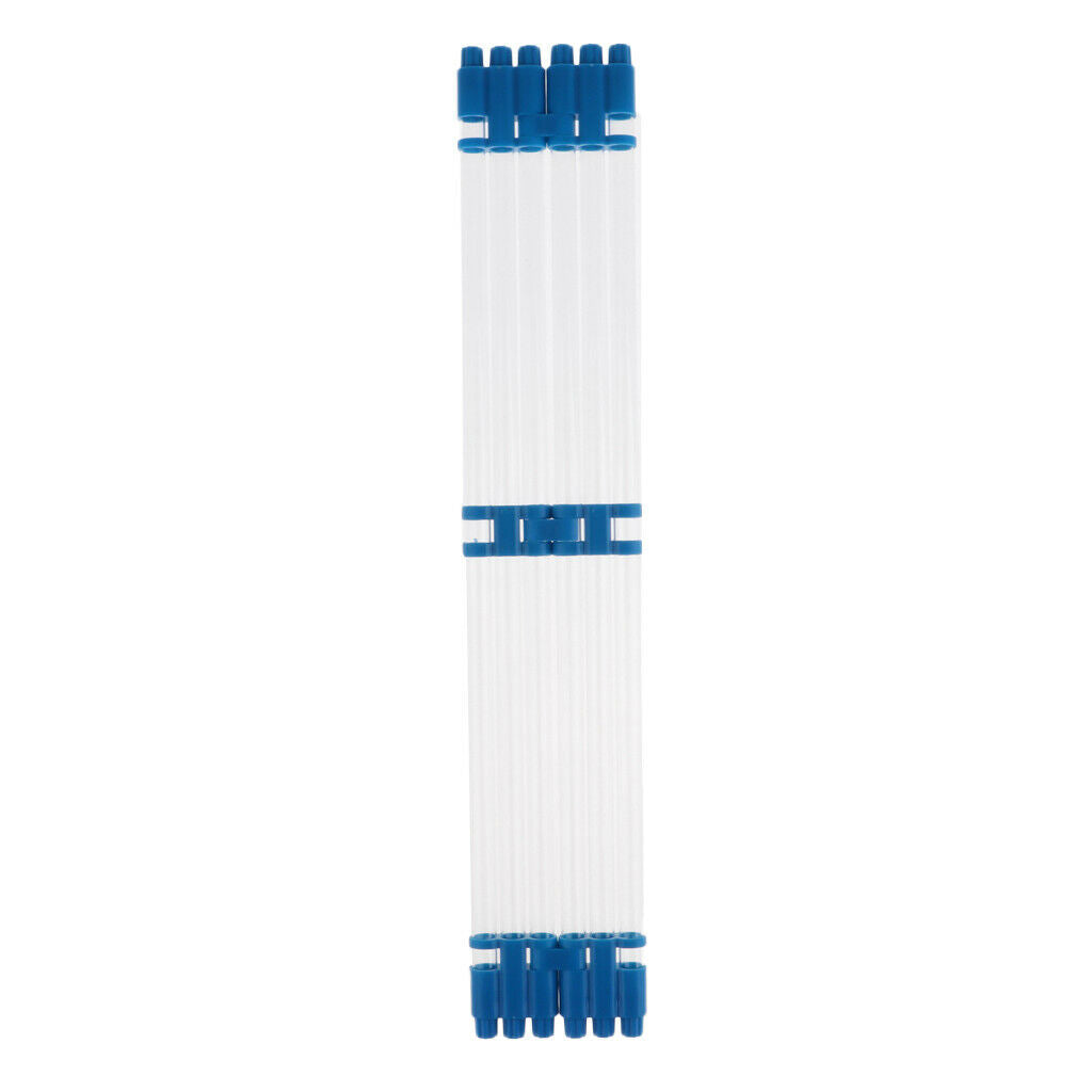 Long 55cm Plastic Fishing Float Tube With End Caps For Waggler/Stick Floats