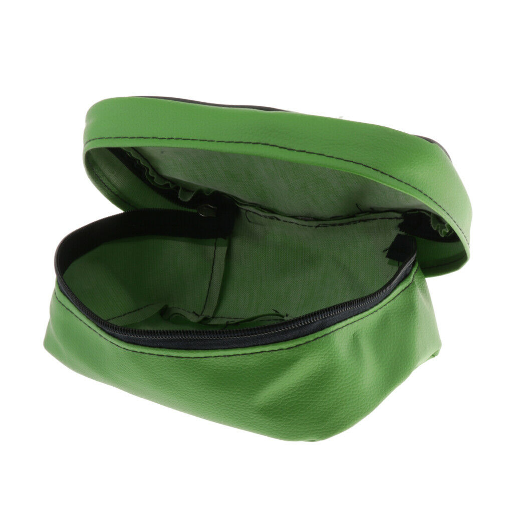 Universal Tool Kit Bag Leather Storage Tool Pouch Sport Luggage Travel  Green