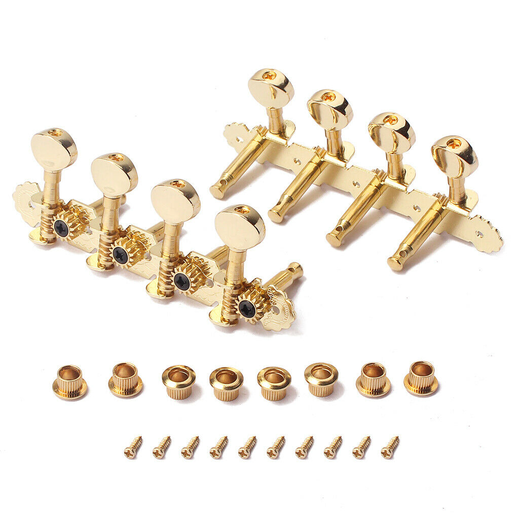 Iron Machine Heads W/ Zinc Alloy Tailpiece for Mandolin Replacement Parts