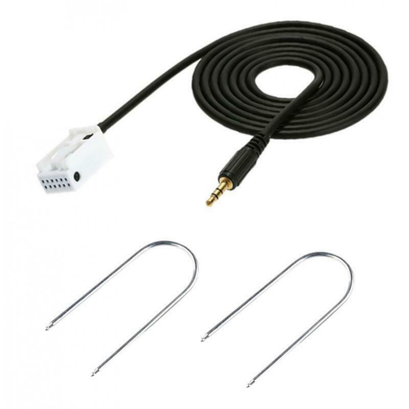 Car Stereo Aux input Cable Adaptor For Peugeot 307 308 407 408 Citroen C2 C5