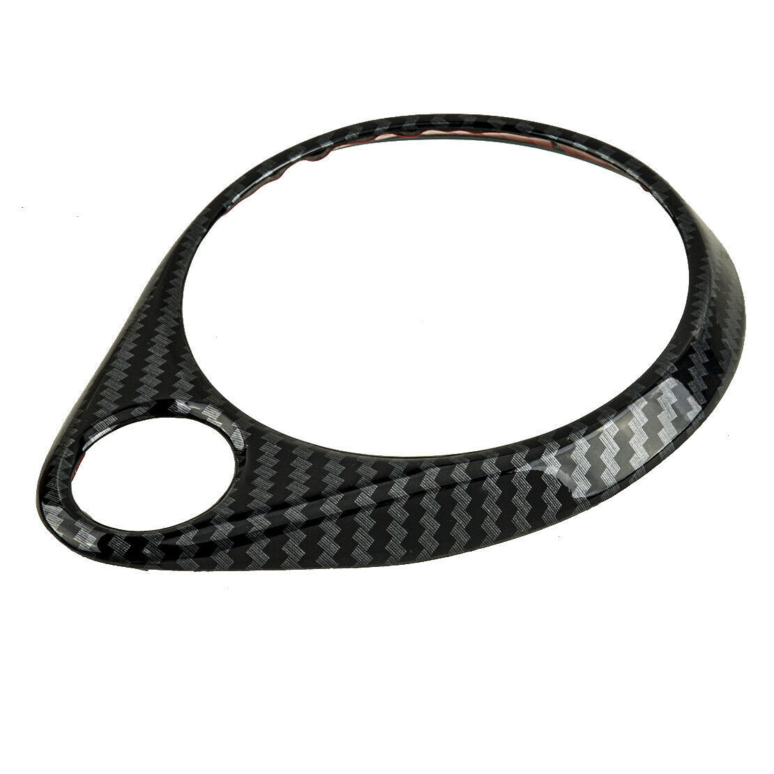 Carbon Fiber ABS Console Dashboard Horn Cover Trim Fit For Dodge Durango 11-21