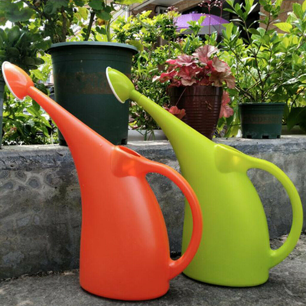 2Pack Lightweight Watering Can Watering Pot Garden Plants 2L with Long Spout