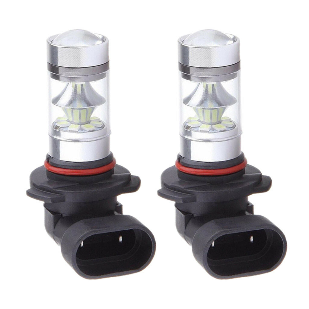 2pcs 9006 HB4 LED Fog Driving Daytime Running Light Ice Blue 8000K