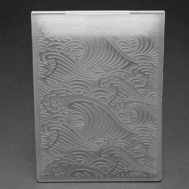 Sea Wave Cloud Background DIY Cutting Dies Scrapbooking Embossing Folder Craft