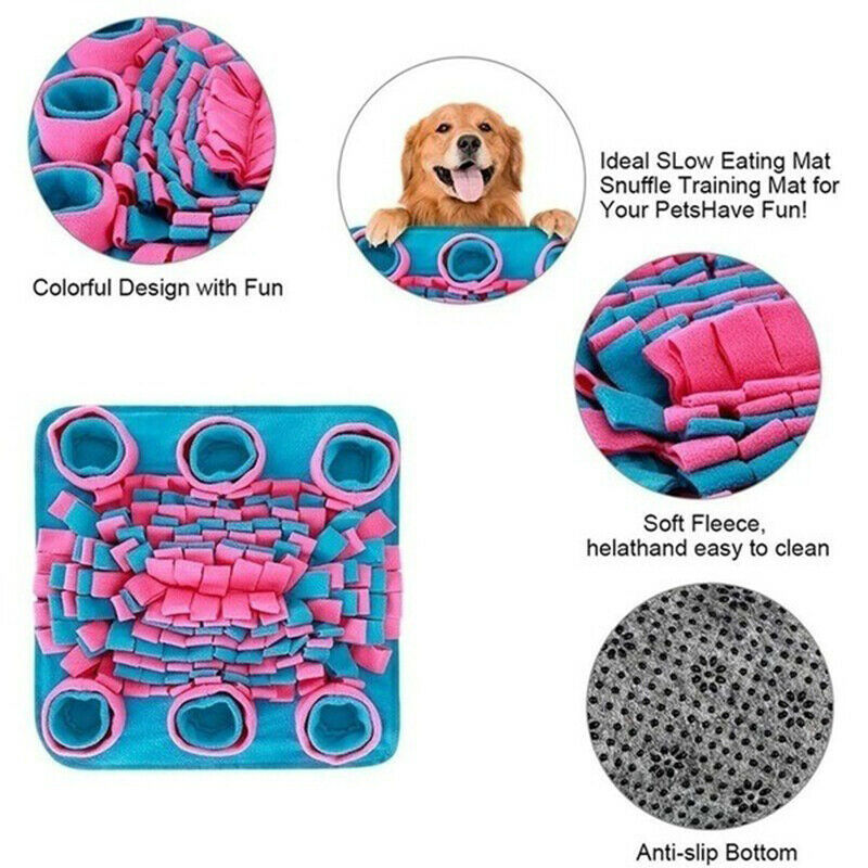 Popular Interactive Dog Toys-Pet Snuffle Mat Wooly Feeding Traning Mat TdJCA TL