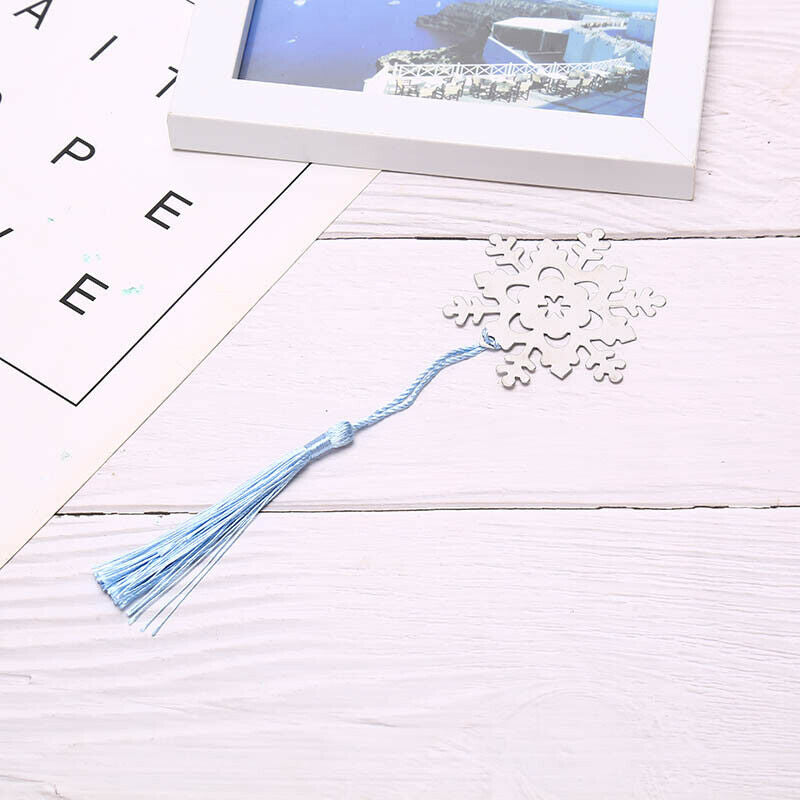 Book Marker Snowflake Bookmarks Winter Pendant Gifts Christmas Birthday G.l8