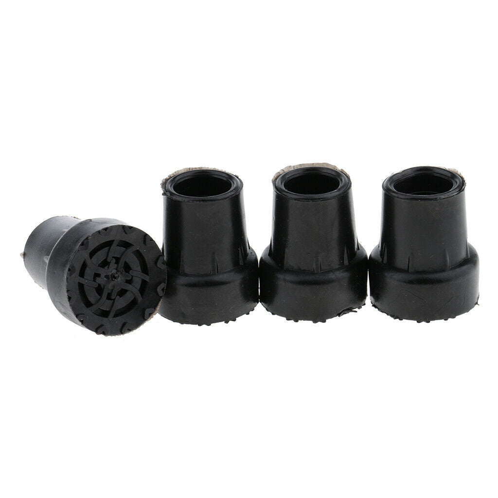 8 Pack Reinforced Rubber Tips for Cane, Cane, Crutch, Ends,