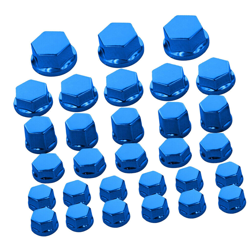 90 Pieces Motorbike Motorcycle Screw   Cover Decoration For Kawasaki