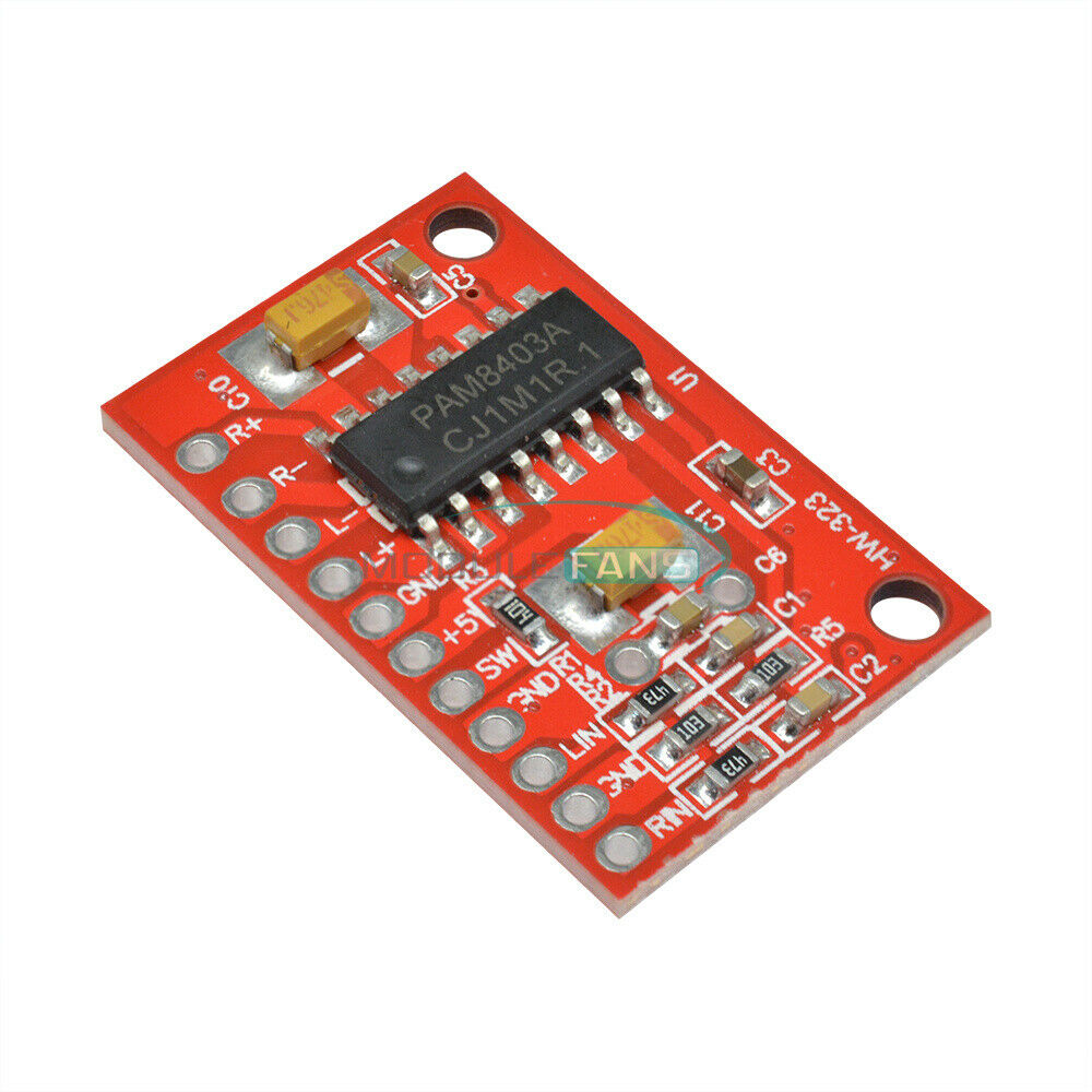 5PCS 3W×2 Mini Digital Power Audio Amplifier Board USB 5V Power Supply Arduino