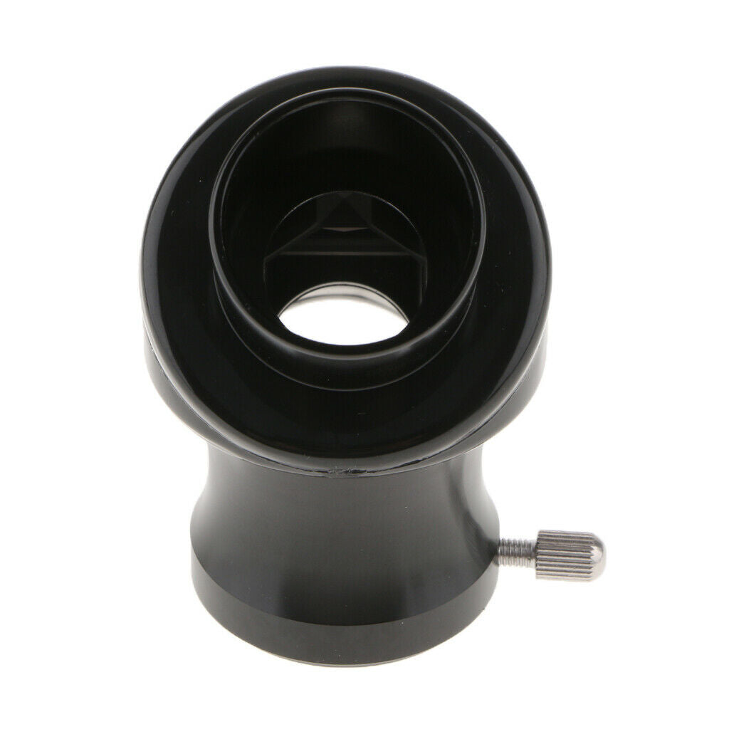 Metal 1.25 "45 Degree Diagonal Mirror Adapter For Telescope Eyepiece Black