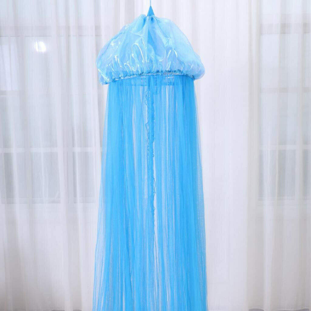 Baby Jellyfish Mosquito Net Bed Canopy Yarn Curtain Kids Indoor Outdoor Kit