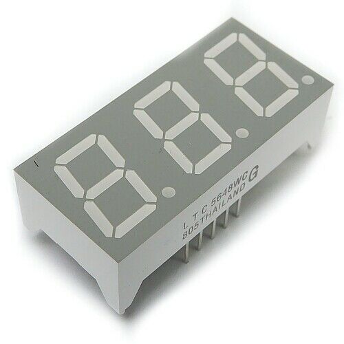 [10pcs] LTC5648WC LED 7-SEGMENT Red DIL10TH