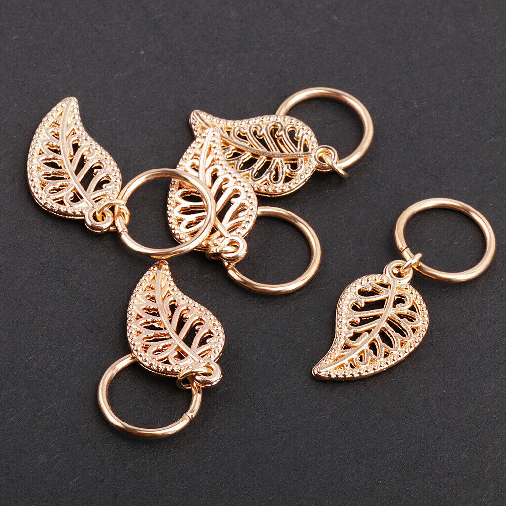 Chic DIY Braid Hairstyle Hair Clips Hair Embellishments with Tassels Leaves