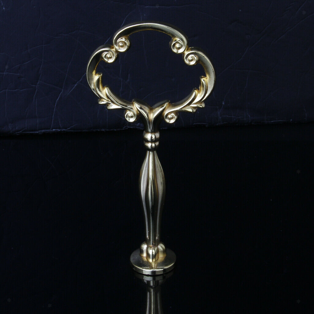 3 Tier Flower Cake Cake Stand Stand Handle Fitting - Golden
